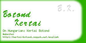 botond kertai business card